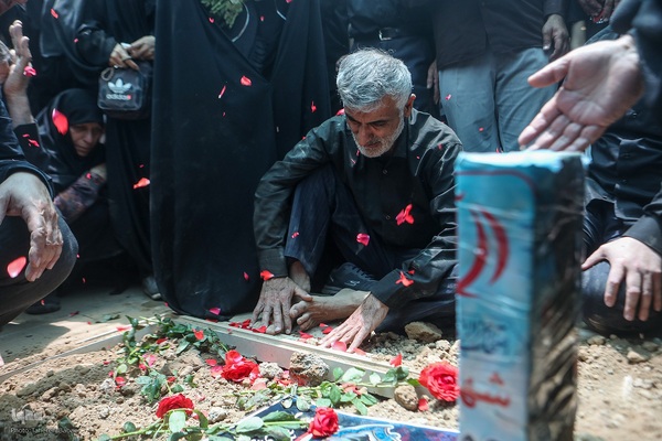 تشییع ‌پیکر شهدای تعرض رژیم اشغالگر صهیونیستی به تهران