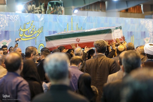 تشییع ‌پیکر شهدای تعرض رژیم اشغالگر صهیونیستی به تهران