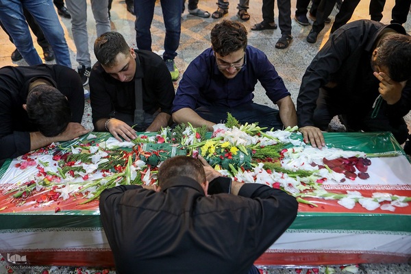 تشییع ‌پیکر شهدای تعرض رژیم اشغالگر صهیونیستی به تهران