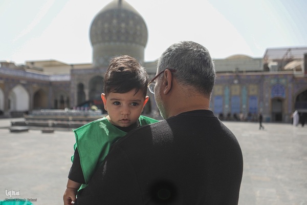 مراسم شیرخوارگان حسینی در حرم عبدالعظیم حسنی
