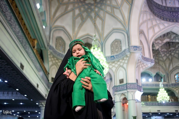 مراسم شیرخوارگان حسینی در حرم عبدالعظیم حسنی