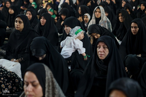 مراسم شیرخوارگان حسینی در حرم عبدالعظیم حسنی
