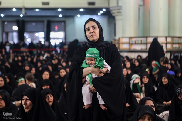 مراسم شیرخوارگان حسینی در حرم عبدالعظیم حسنی