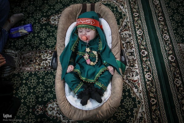 مراسم شیرخوارگان حسینی در حرم عبدالعظیم حسنی