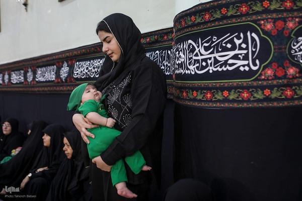 مراسم شیرخوارگان حسینی در حرم عبدالعظیم حسنی