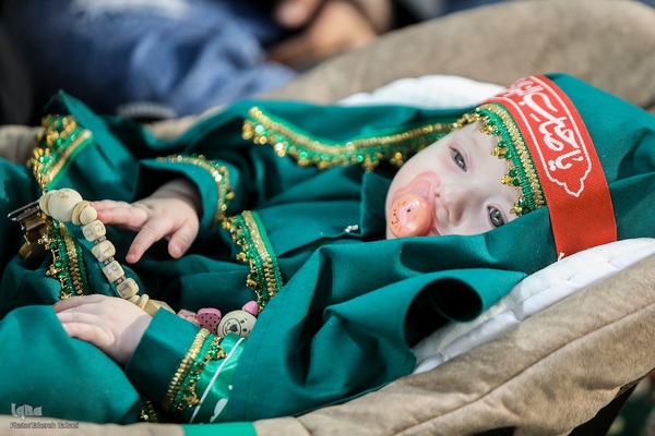 مراسم شیرخوارگان حسینی در حرم عبدالعظیم حسنی