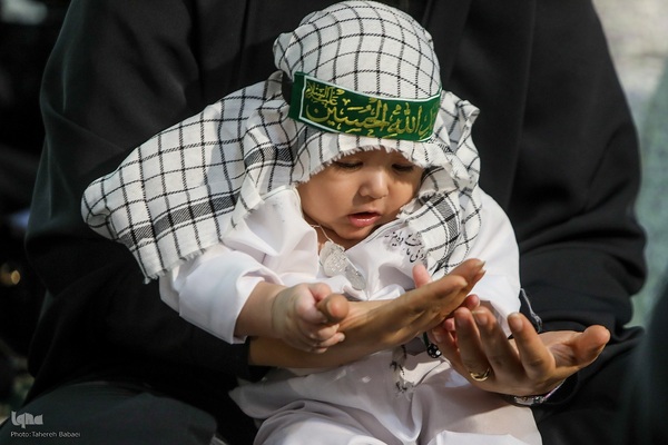 مراسم شیرخوارگان حسینی در حرم عبدالعظیم حسنی
