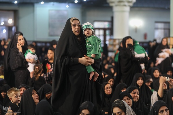 مراسم شیرخوارگان حسینی در حرم عبدالعظیم حسنی