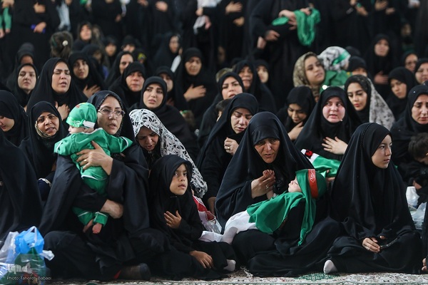 مراسم شیرخوارگان حسینی در حرم عبدالعظیم حسنی
