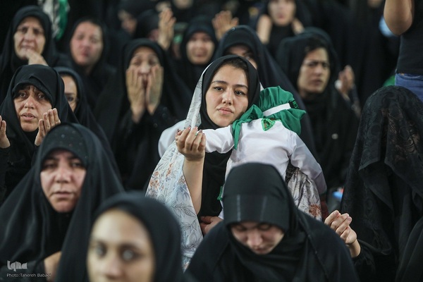 مراسم شیرخوارگان حسینی در حرم عبدالعظیم حسنی