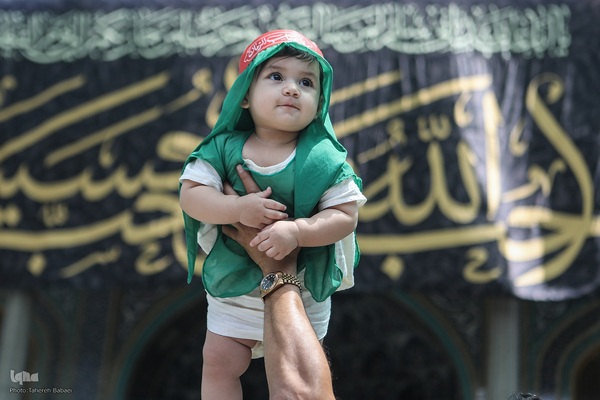 مراسم شیرخوارگان حسینی در حرم عبدالعظیم حسنی