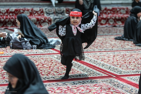 مراسم شیرخوارگان حسینی در حرم عبدالعظیم حسنی