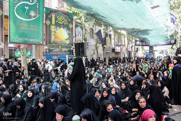 مراسم شیرخوارگان حسینی در همدان