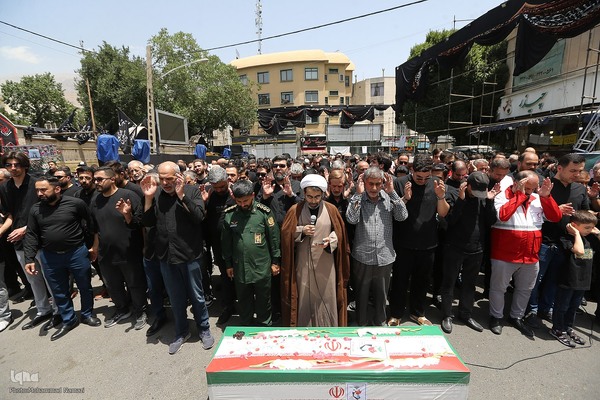 مراسم تشییع و خاکسپاری حافظ قرآن پاسدار شهید احسان ذاکری