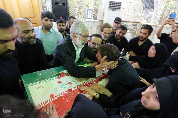 مراسم تشییع و خاکسپاری حافظ قرآن پاسدار شهید احسان ذاکری