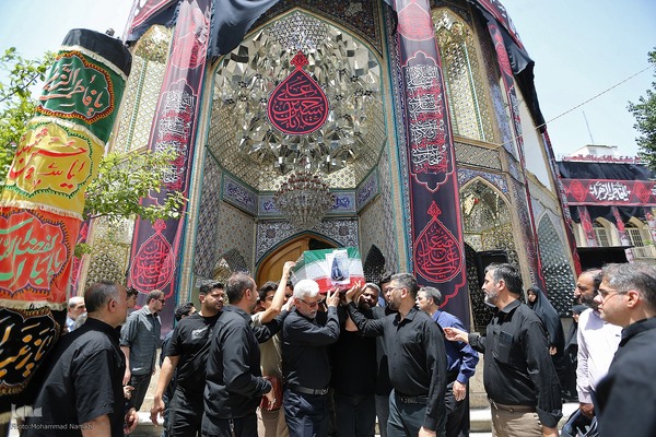 مراسم تشییع و خاکسپاری حافظ قرآن پاسدار شهید احسان ذاکری