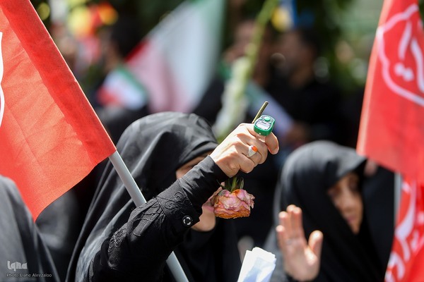 تشییع پیکر ۶۰ شهید اقتدار در تهران