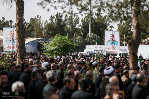 مراسم خاکسپاری سرداران حاجی‌زاده، باقری