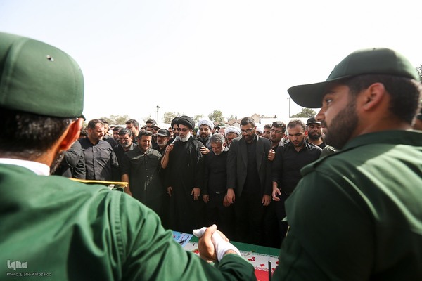 مراسم خاکسپاری سرداران حاجی‌زاده، باقری