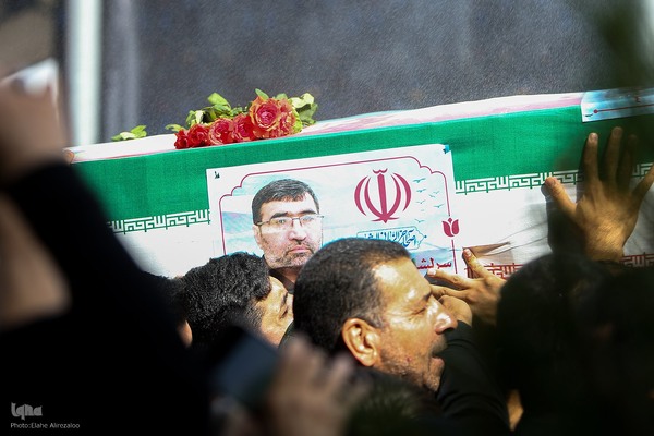 مراسم خاکسپاری سرداران حاجی‌زاده، باقری