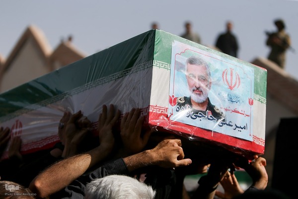 مراسم خاکسپاری سرداران حاجی‌زاده، باقری