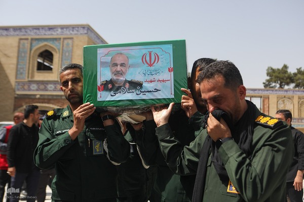 مراسم تشییع و خاکسپاری پیکر شهید سرلشکر حسین سلامی فرمانده کل سپاه