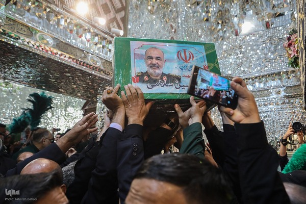 مراسم تشییع و خاکسپاری پیکر شهید سرلشکر حسین سلامی فرمانده کل سپاه