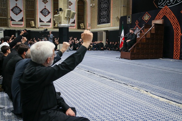 اولین شب مراسم عزاداری سید و سالار شهیدان(ع) در حسینیه امام خمینی(ره)