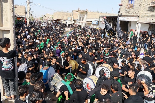 مراسم عزاداری «یوم العباس» در اهواز