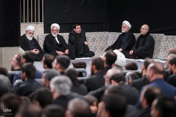 مراسم عزاداری شب تاسوعا در حسینیه امام خمینی(ره)