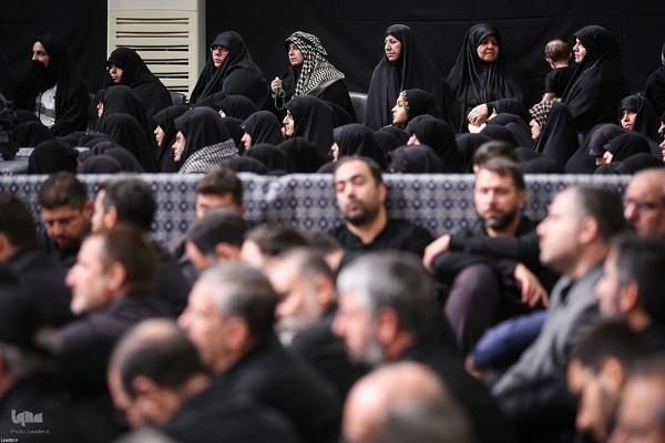 مراسم عزاداری شب تاسوعا در حسینیه امام خمینی(ره)