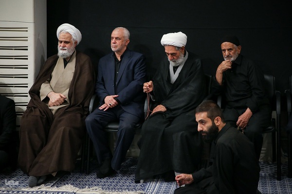 مراسم عزاداری شب تاسوعا در حسینیه امام خمینی(ره)