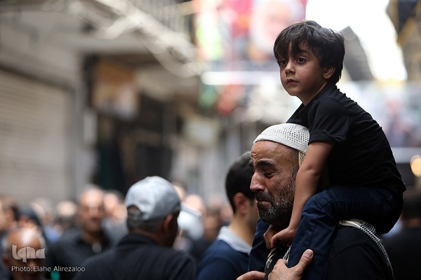 مراسم عزاداری تاسوعای حسینی در بازار بزرگ تهران