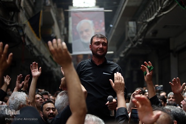 مراسم عزاداری تاسوعای حسینی در بازار بزرگ تهران