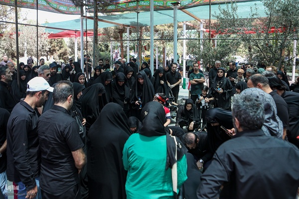 گلزار شهدا میزبان تاسوعا