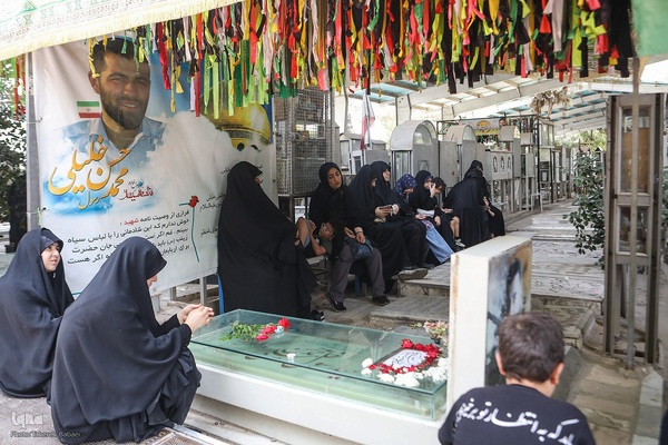 گلزار شهدا میزبان تاسوعا