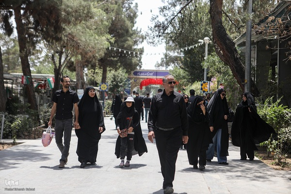 گلزار شهدا میزبان تاسوعا