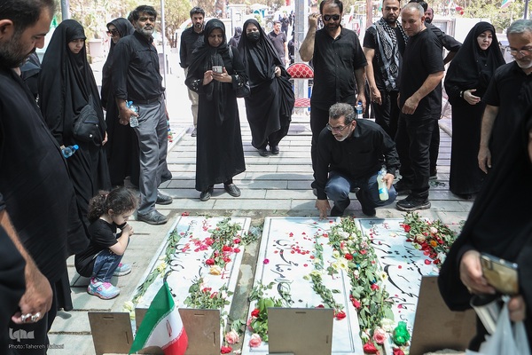 گلزار شهدا میزبان تاسوعا