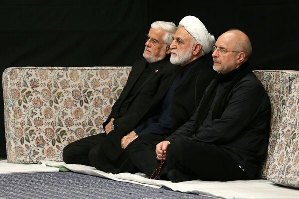 مراسم عزادارای شب عاشورا با حضور رهبر معظم انقلاب