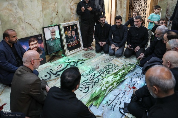 حضور جامعه قرآنی بر مزار شهیدان سلامی و طهرانچی