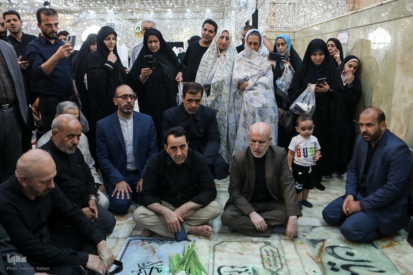 حضور جامعه قرآنی بر مزار شهیدان سلامی و طهرانچی