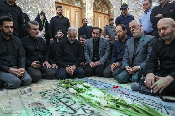 حضور جامعه قرآنی بر مزار شهیدان سلامی و طهرانچی