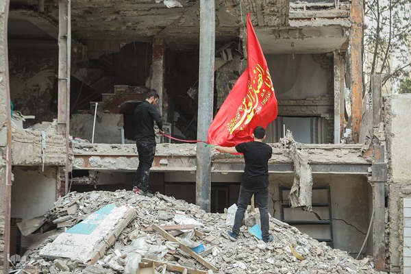 مراسم عزاداری و تجدید بیعت با شهدای حمله تروریستی رژیم صهیونیستی به نارمک