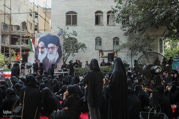 مراسم عزاداری و تجدید بیعت با شهدای حمله تروریستی رژیم صهیونیستی به نارمک