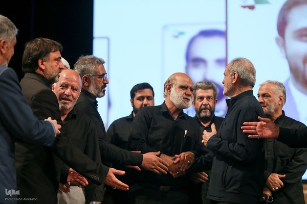 آیین یادبود شهدای حمله رژیم صهیونیستی