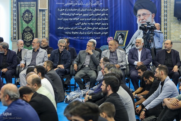 مراسم بزرگداشت سپهبد شهید حسین سلامی و دیگر شهدای قرآنی جنگ دوازده‌روزه