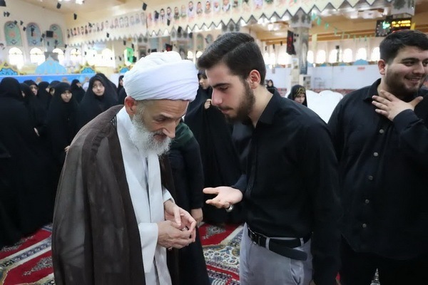 ، آیت الله محمدباقر محمدی لائینی در دیدار اعضای ستاد برگزاری نمازجمعه مرکز استان