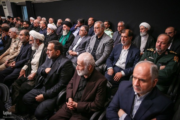 مراسم بزرگداشت شهدای جنگ تحمیلی اخیر با حضور رهبر انقلاب