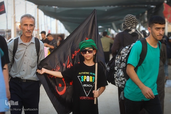 تردد زائران اربعین حسینی از مرز شلمچه