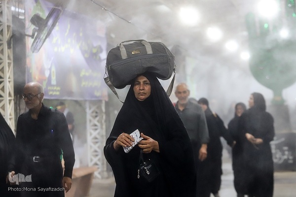 تردد زائران اربعین حسینی از مرز شلمچه